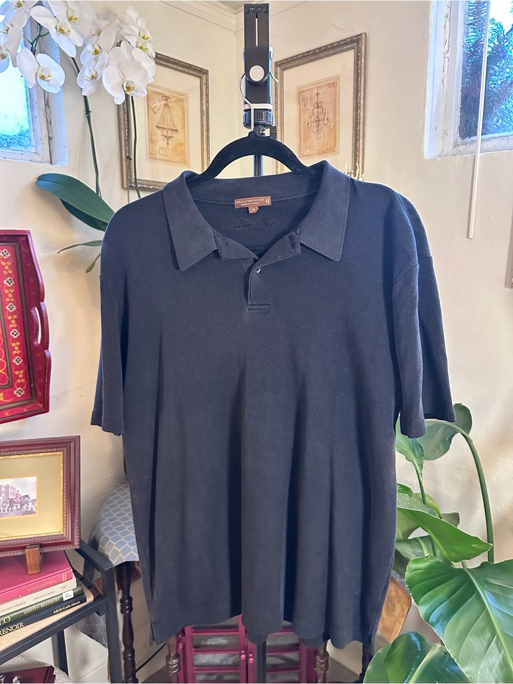 Tasso Elba Men's Luxury Silk Blend Polo Shirt